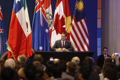 CPTPP Signing, Santiago, Chile, March 2018 | Minister For Trade And Tourism